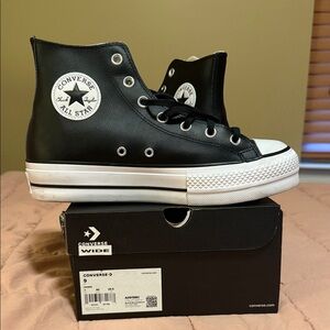 Converse Black and White High-Tops